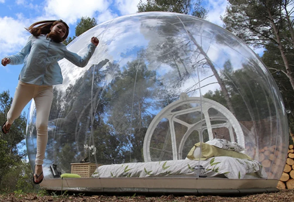 crystal bubble tent