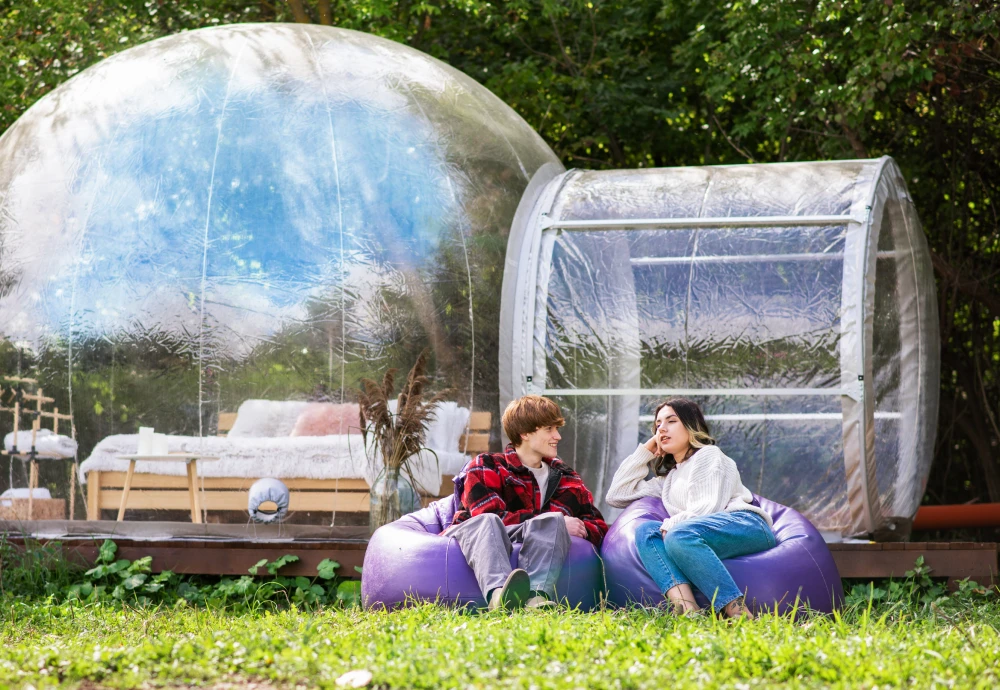 bubble tent party